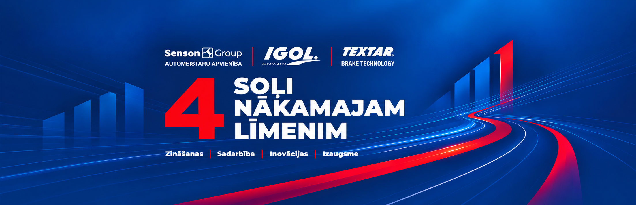 4 soļi nākamajam līmenim